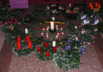 Adventkranz (Volksfrömmigkeit und Aberglauben)