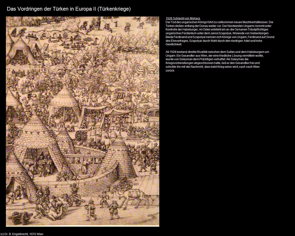 Das Vordringen der Türken in Europa II (Türkenkriege) in TÜRKENKRIEGE(c)B.Engelbrecht