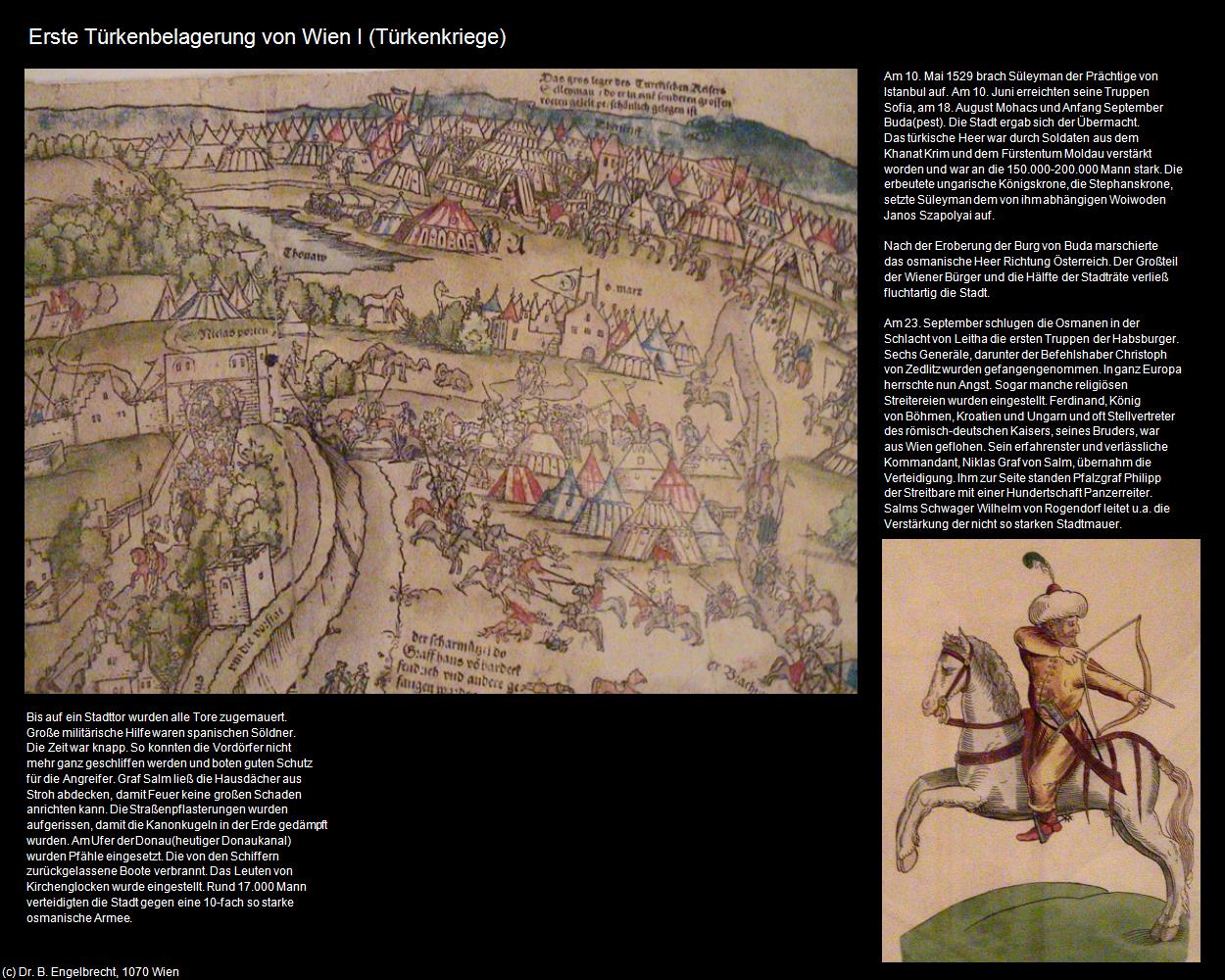 Erste Türkenbelagerung von Wien I (Türkenkriege) in TÜRKENKRIEGE