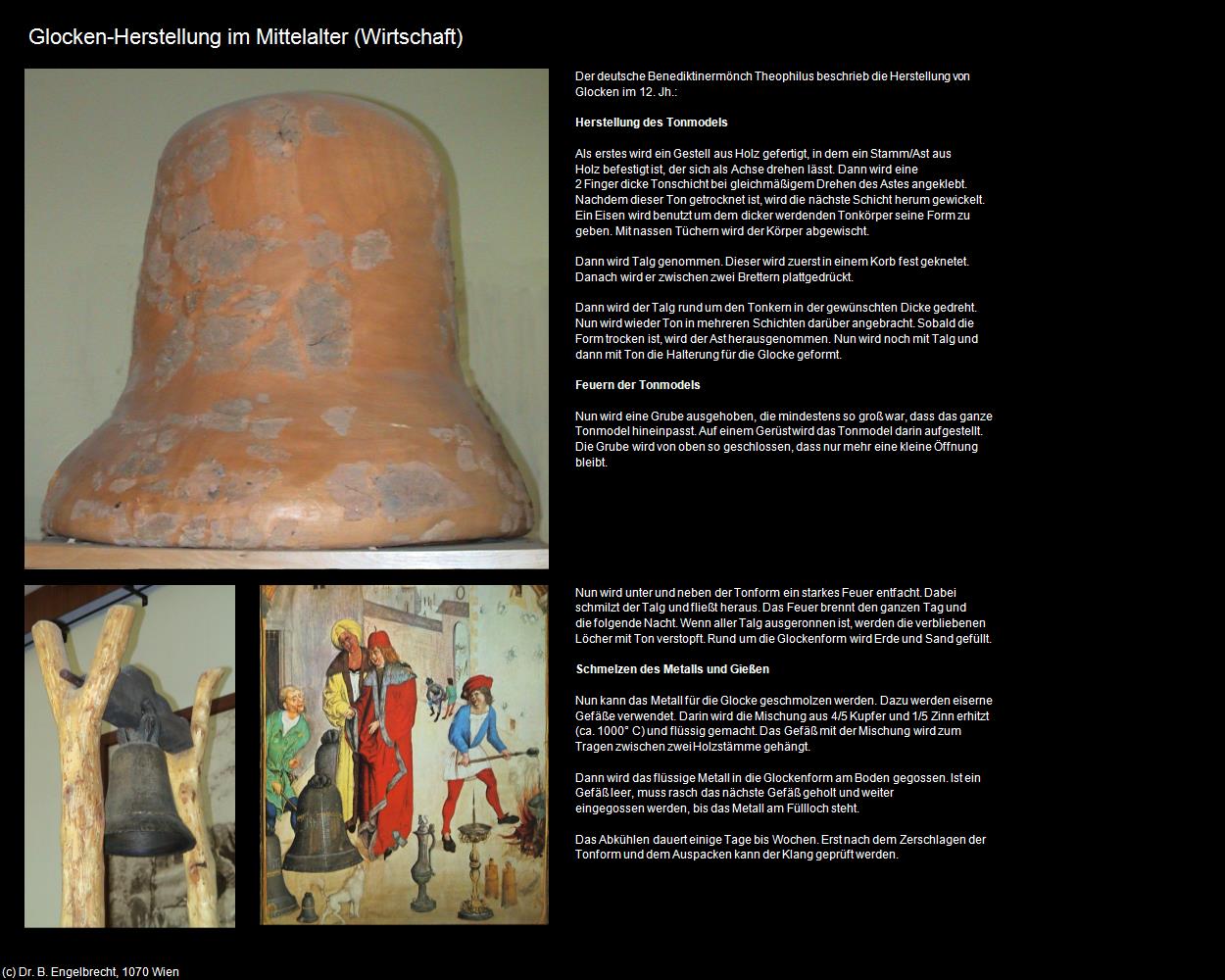 Glocken-Herstellung im Mittelalter (pusztaszer) in UNGARN 