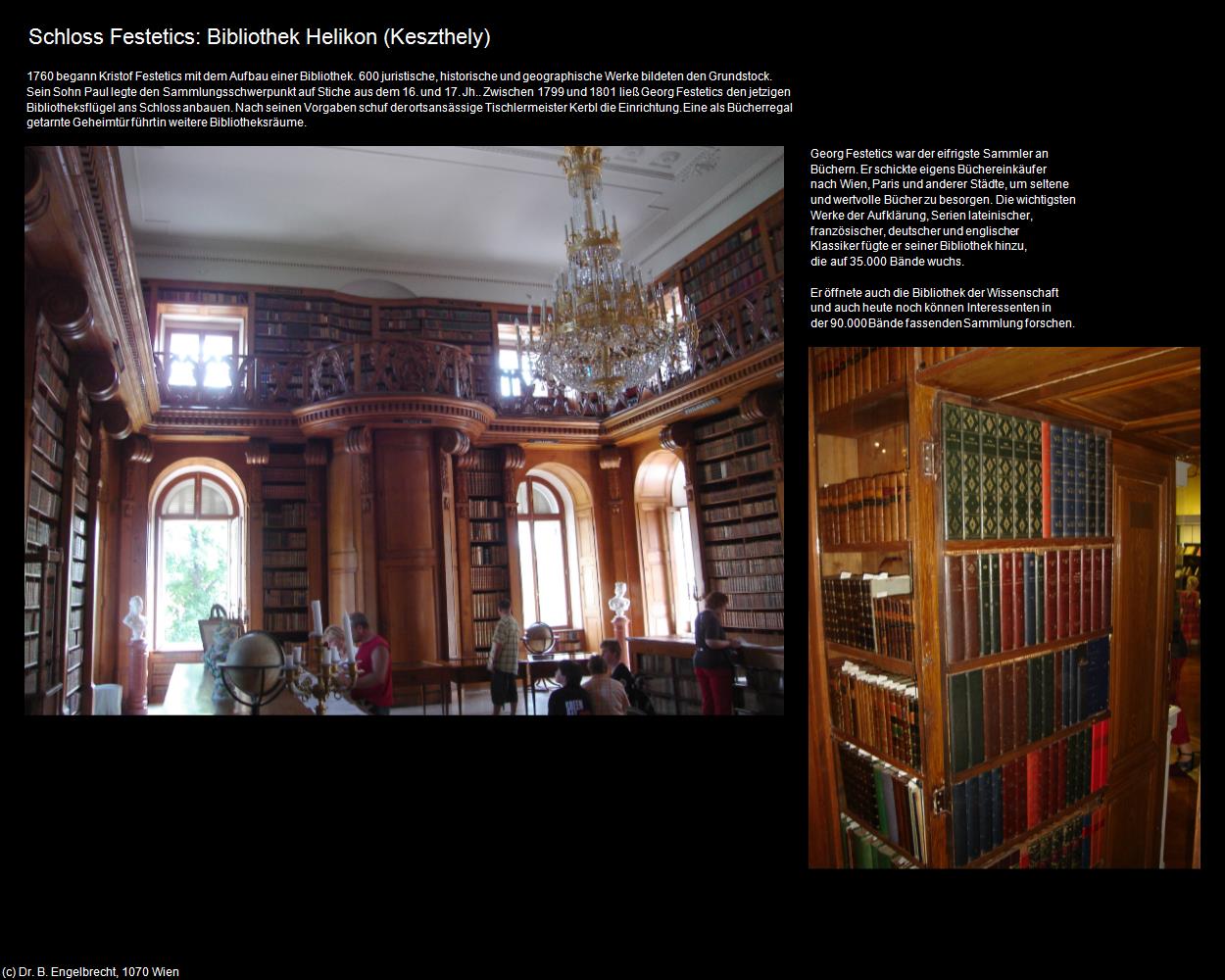 Schloss Festetics: Bibliothek Helikon (Keszthely) in UNGARN 