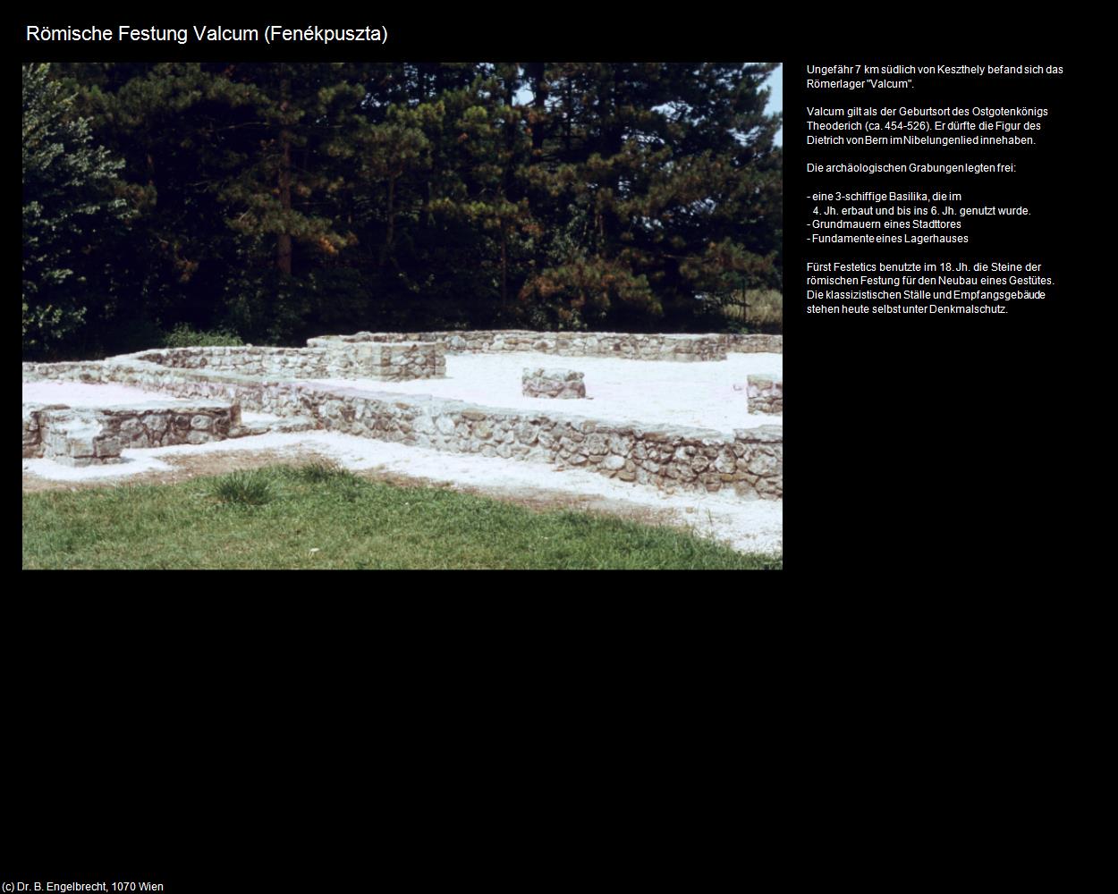 Römische Festung Valcum (Fenékpuszta) in UNGARN 