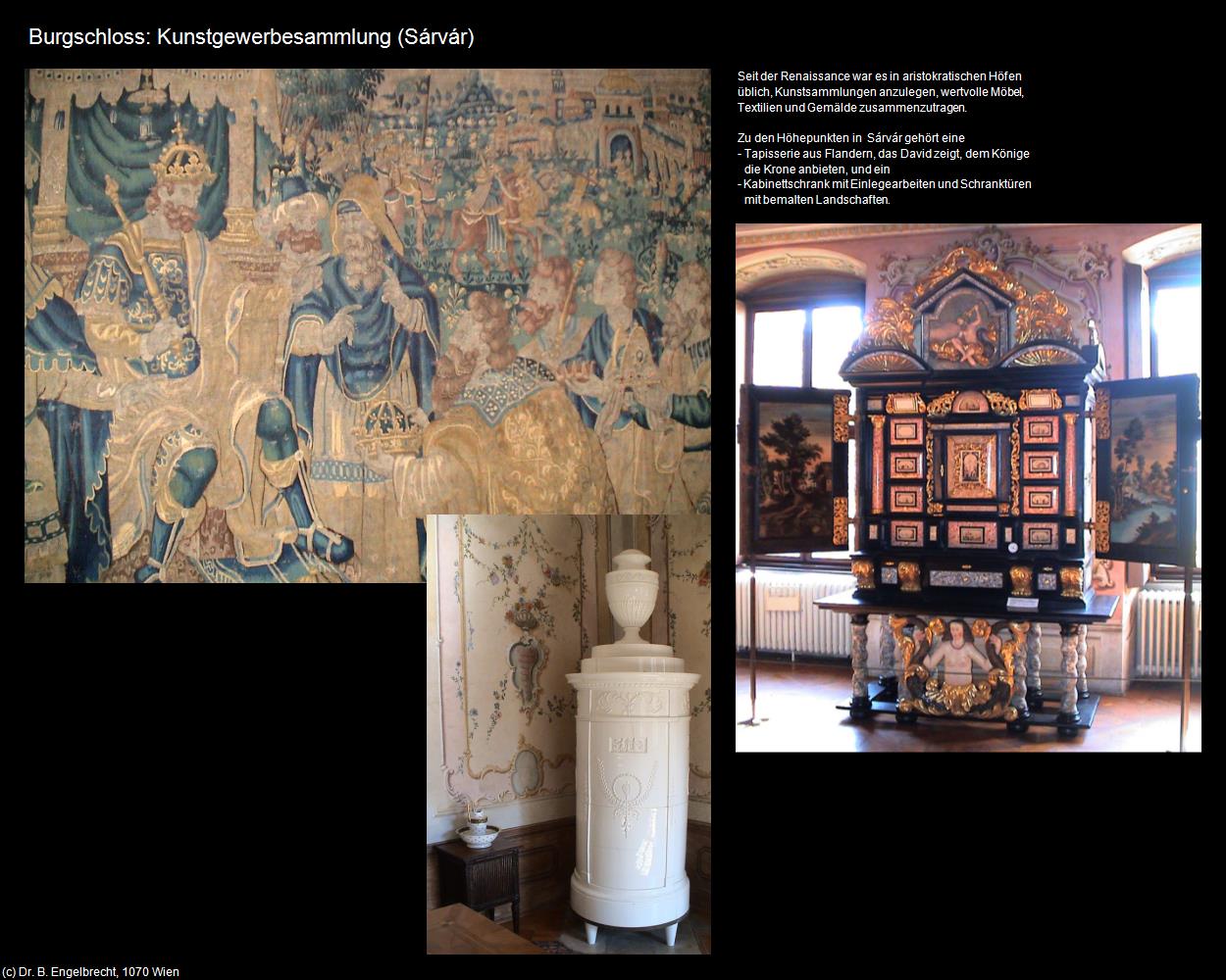 Burgschloss: Kunstgewerbesammlung (Sárvár|Rotenturm an der Raab) in UNGARN 