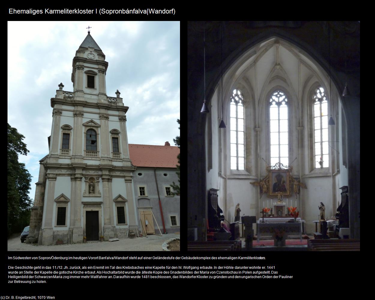 Ehem. Karmeliterkloster I  (Sopronbánfalva|Wandorf) in UNGARN 