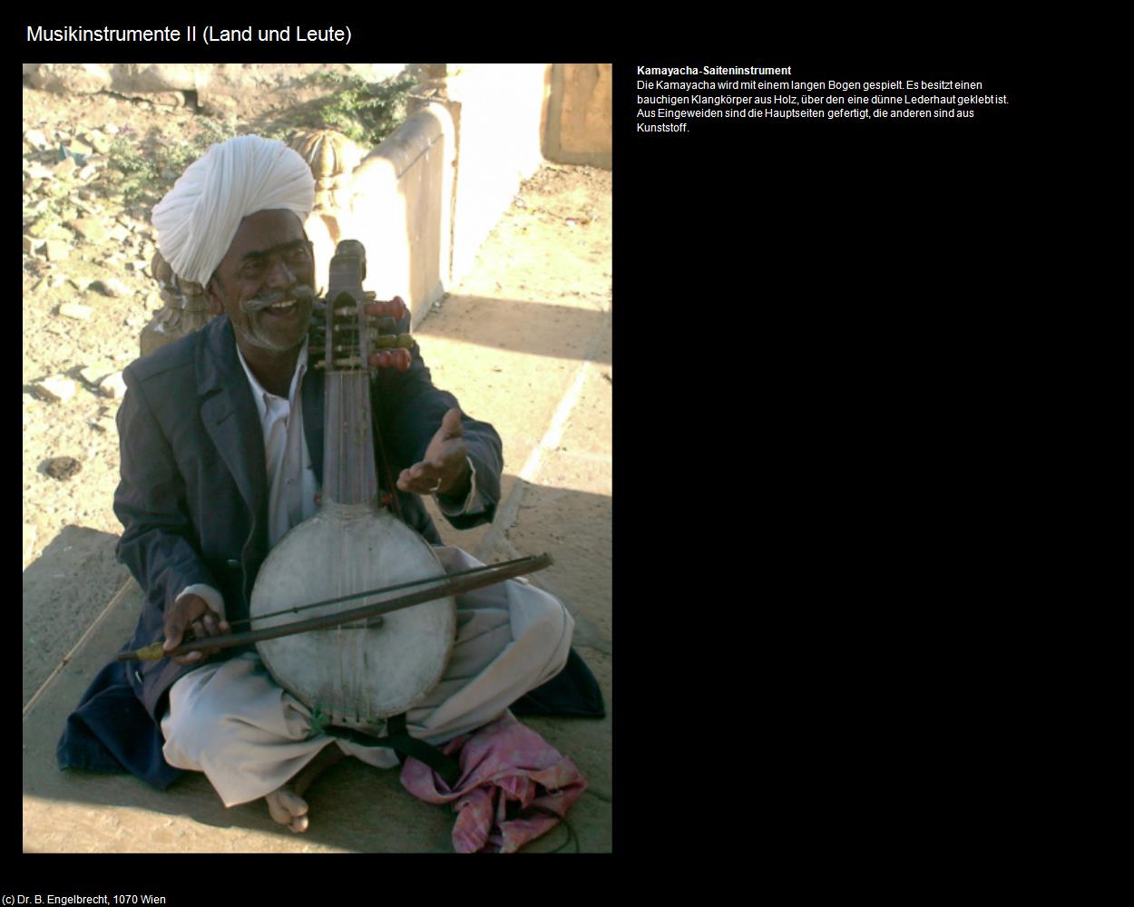 Musikinstrumente II (Rajasthan-Musik) in Rajasthan - das Land der Könige