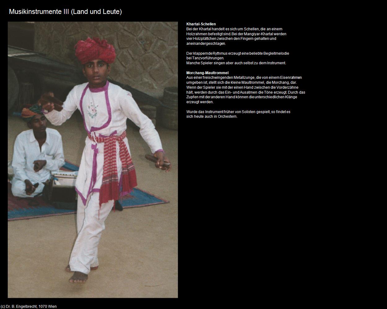 Musikinstrumente III (Rajasthan-Musik) in Rajasthan - das Land der Könige