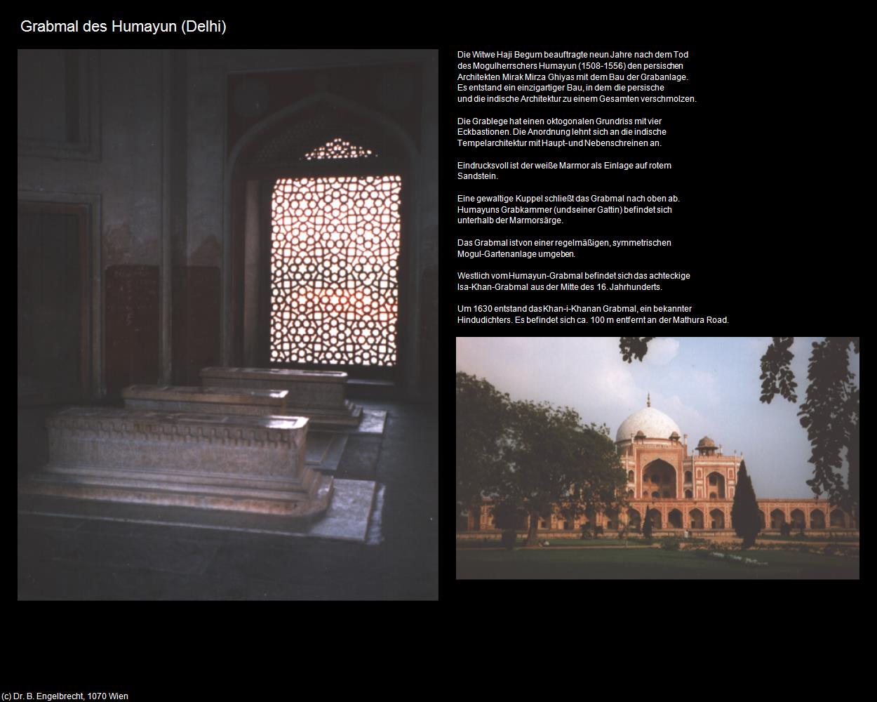 Grabmal des Humayun (Delhi) in Rajasthan - das Land der Könige