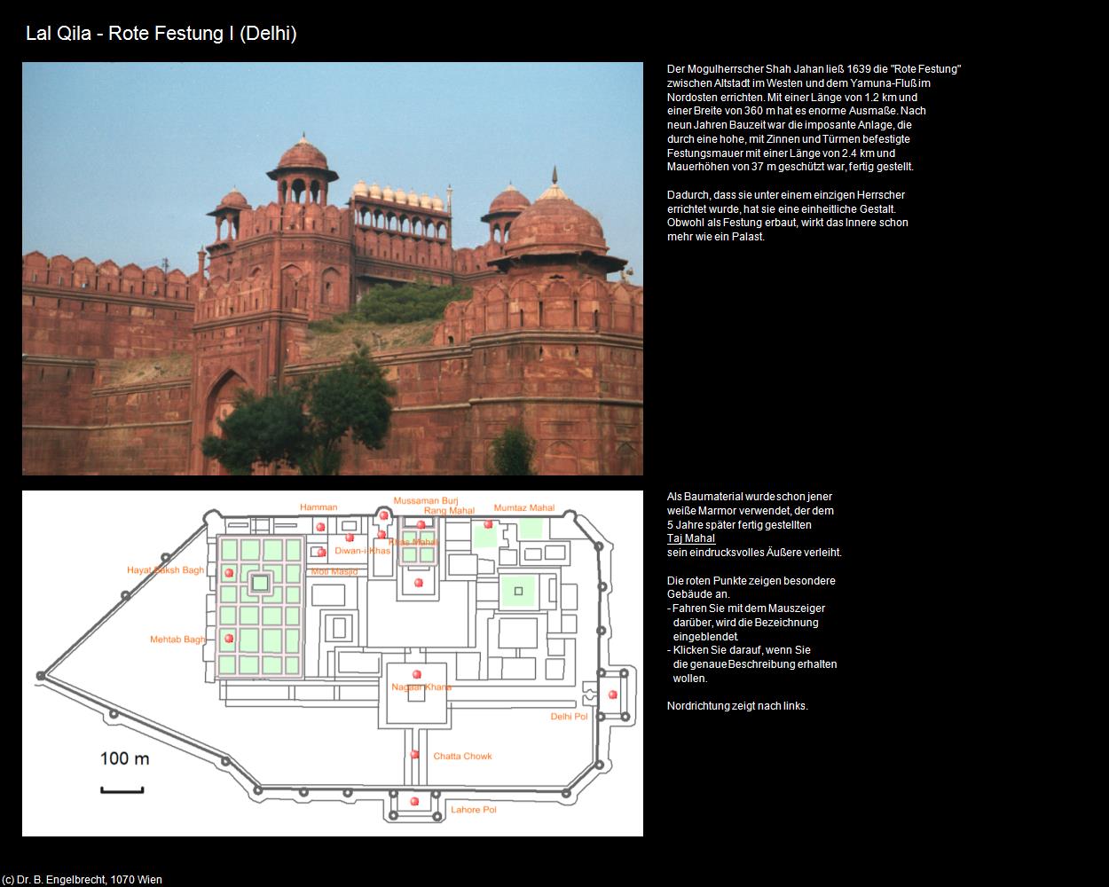 Lal Qila - Rote Festung I (Delhi) in Rajasthan - das Land der Könige(c)B.Engelbrecht