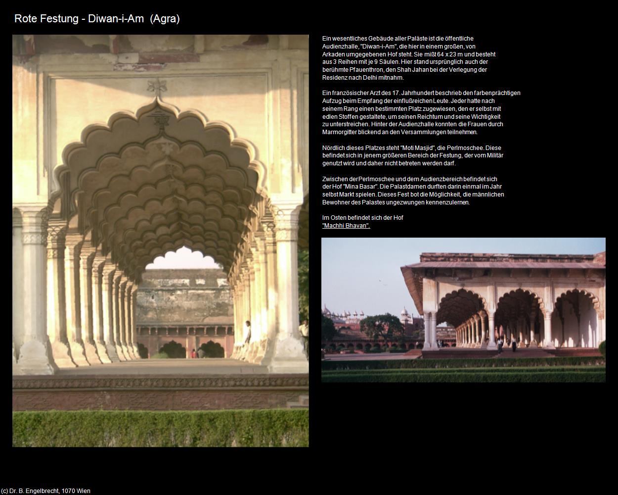 Rote Festung - Diwan-i-Am  (Agra) in Rajasthan - das Land der Könige(c)B.Engelbrecht