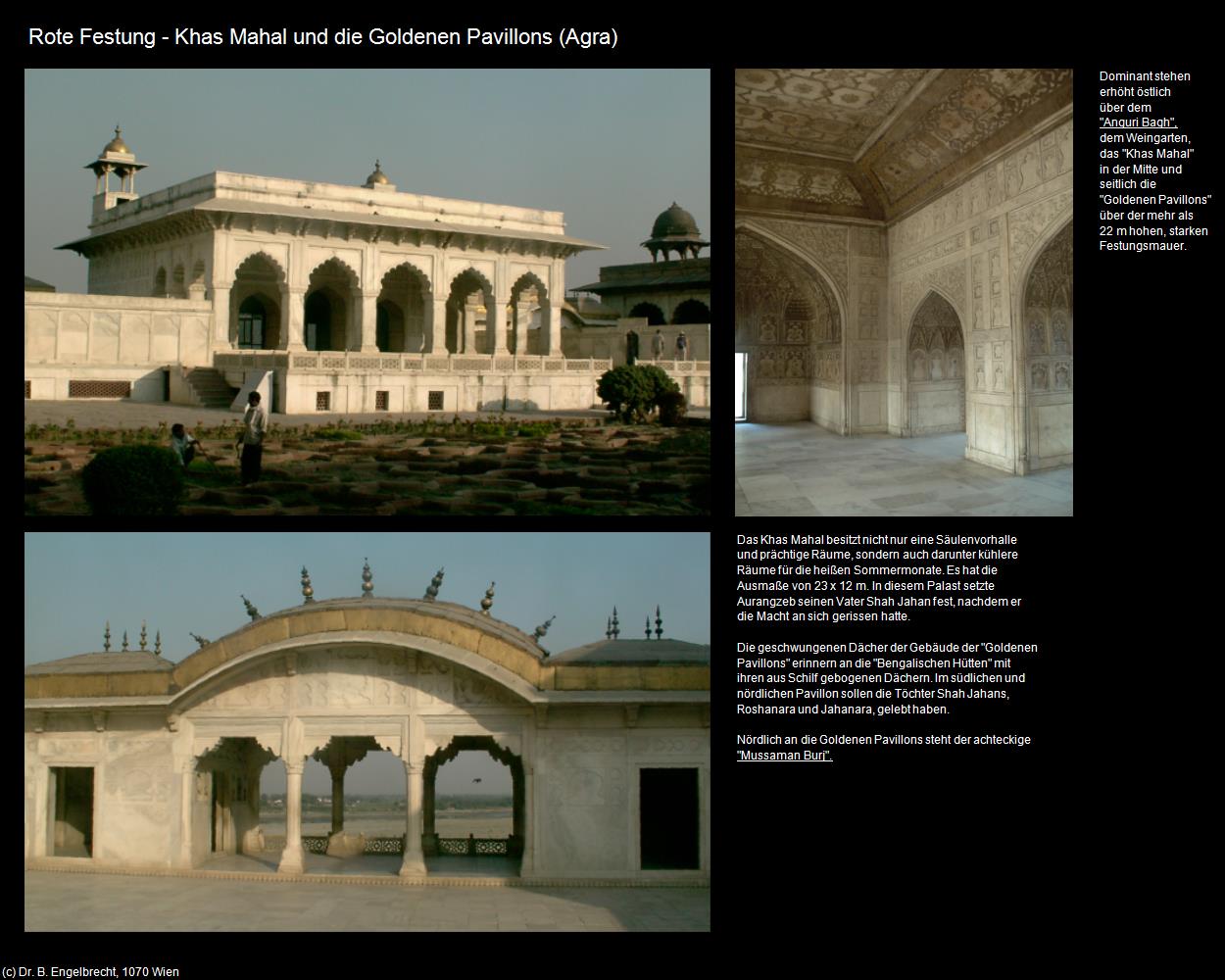 Rote Festung - Khas Mahal und die Goldenen Pavillions (Agra) in Rajasthan - das Land der Könige(c)B.Engelbrecht