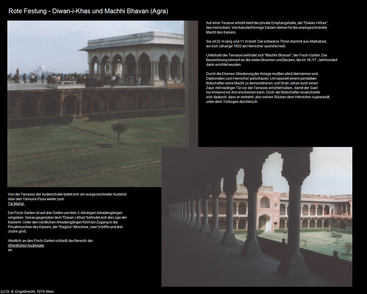 Rote Festung - Diwan-i-Khas und Machhi Bhavan (Agra) in Rajasthan - das Land der Könige(c)B.Engelbrecht