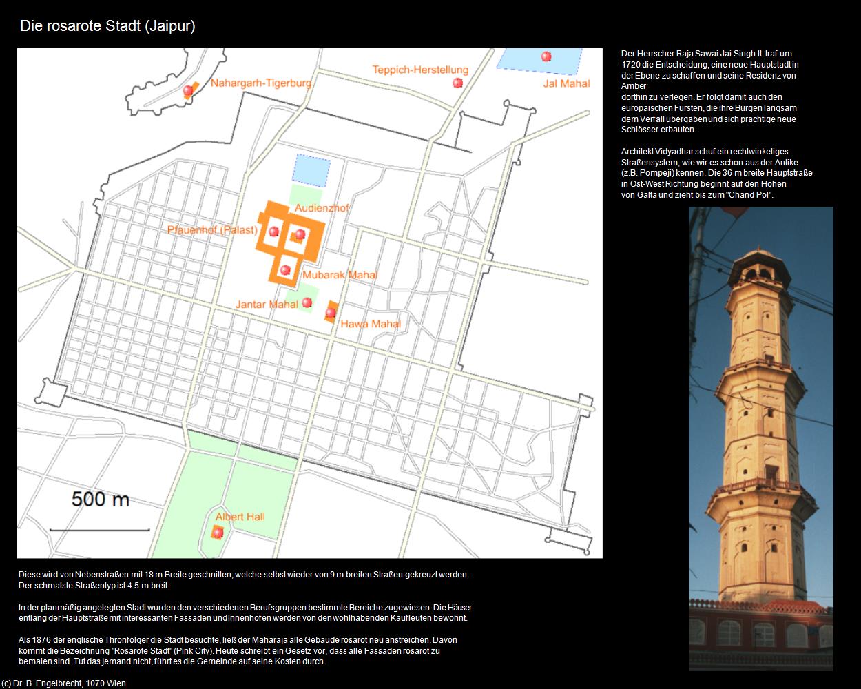 Die rosarote Stadt (Jaipur) in Rajasthan - das Land der Könige(c)B.Engelbrecht