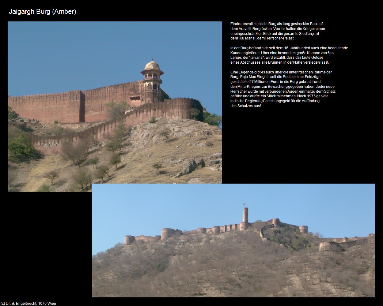 Jaigargh Burg (Amer bei Jaipur) in Rajasthan - das Land der Könige