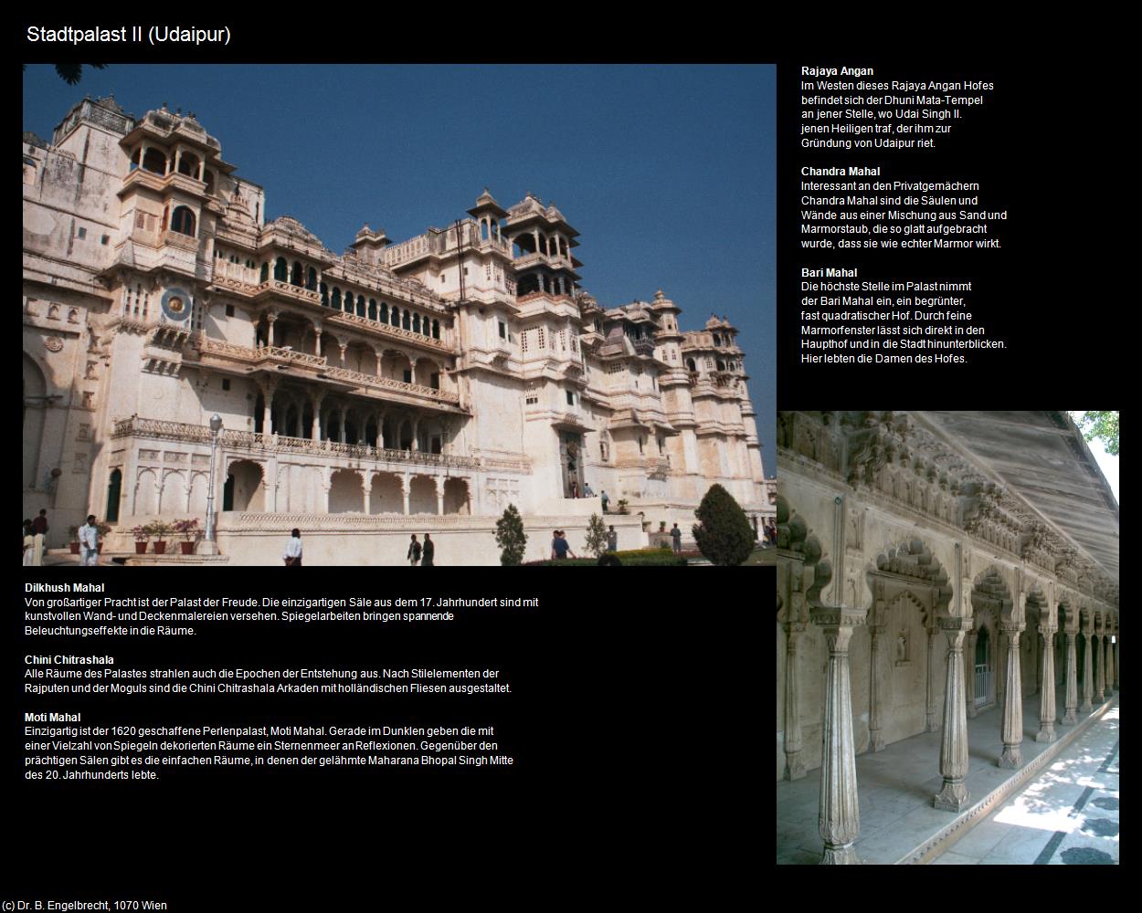 Stadtpalast II    (Udaipur) in Rajasthan - das Land der Könige