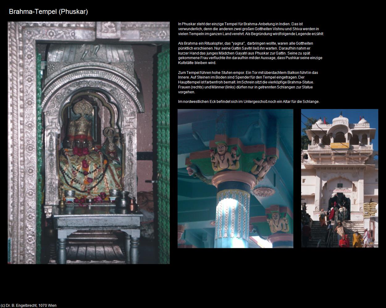 Brahma-Tempel (Puskhar) in Rajasthan - das Land der Könige