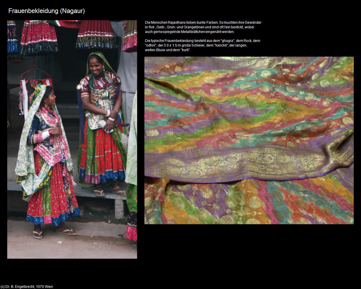 Frauenbekleidung (Nagaur) in Rajasthan - das Land der Könige