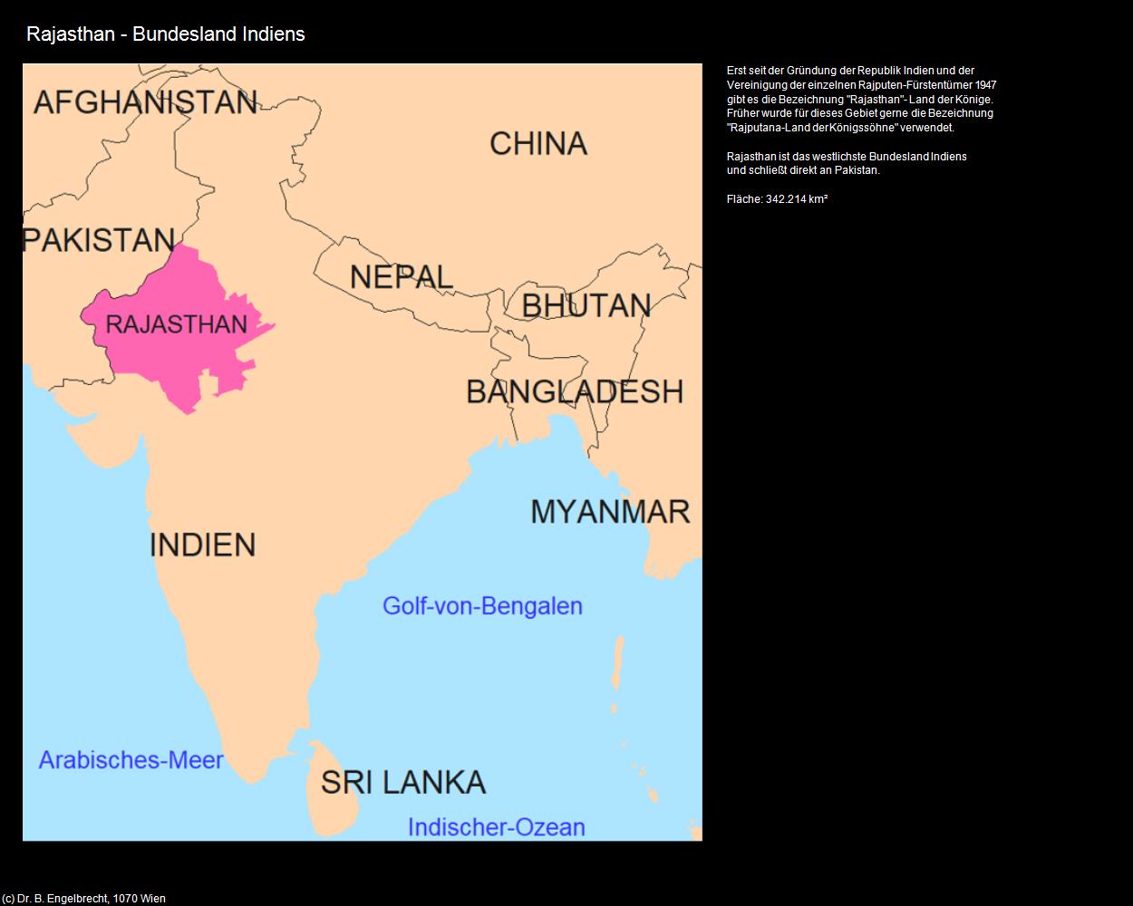 Bundesland Indiens (Rajasthan-Allgemein) in Rajasthan - das Land der Könige