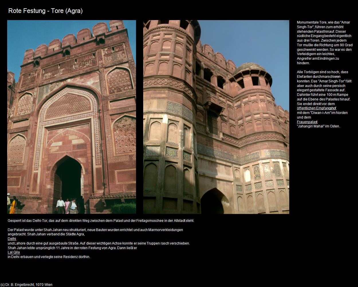 Rote Festung - Tore (Agra) in Rajasthan - das Land der Könige(c)B.Engelbrecht