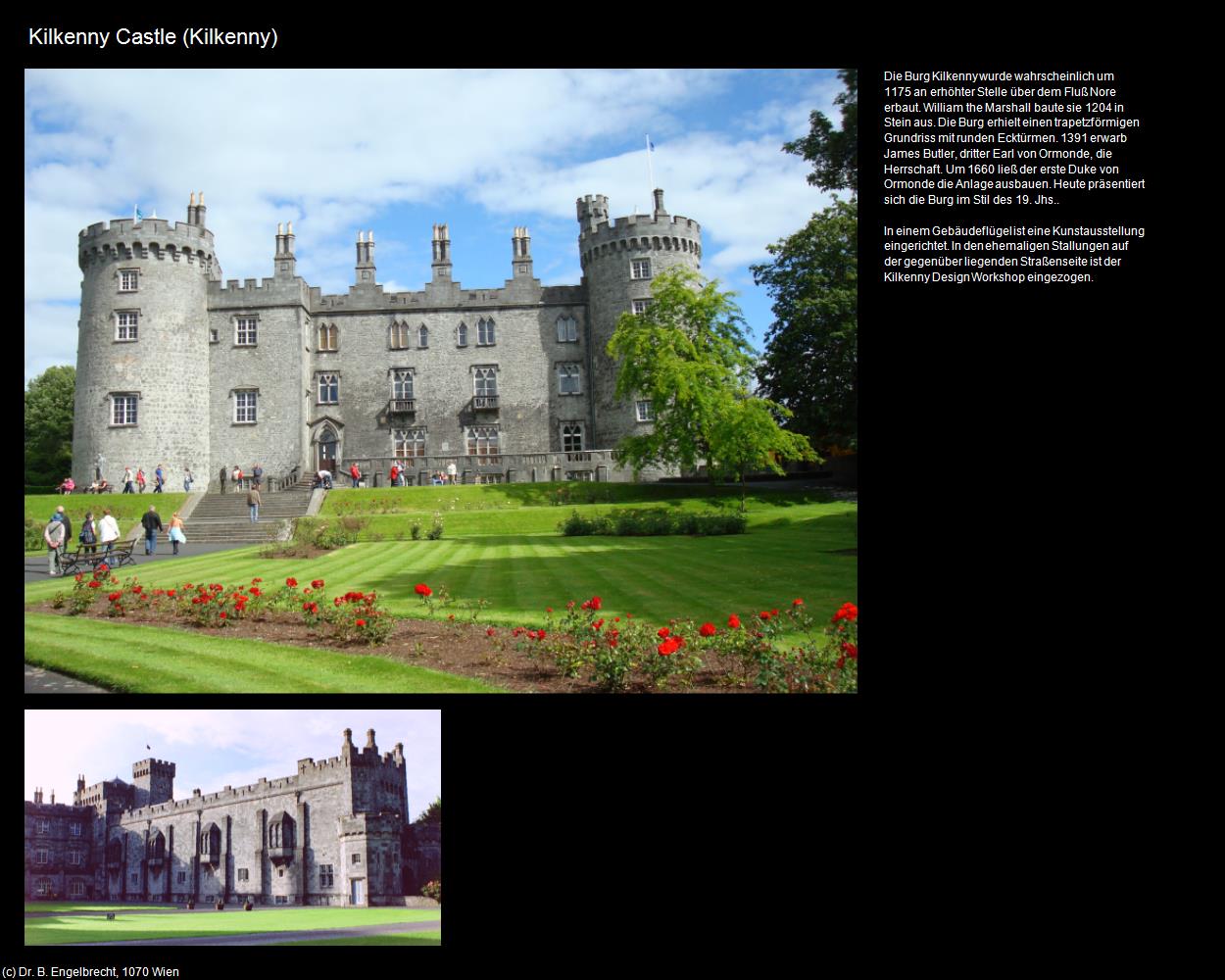 Kilkenny Castle (Kilkenny) in IRLAND-die grüne Insel