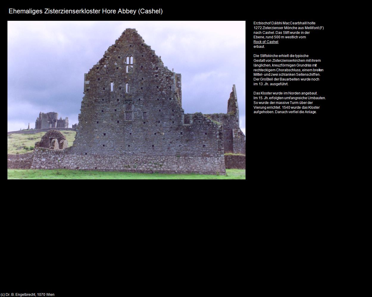 Ehem. Zisterzienserabtei Hore (Cashel) in IRLAND-die grüne Insel(c)B.Engelbrecht