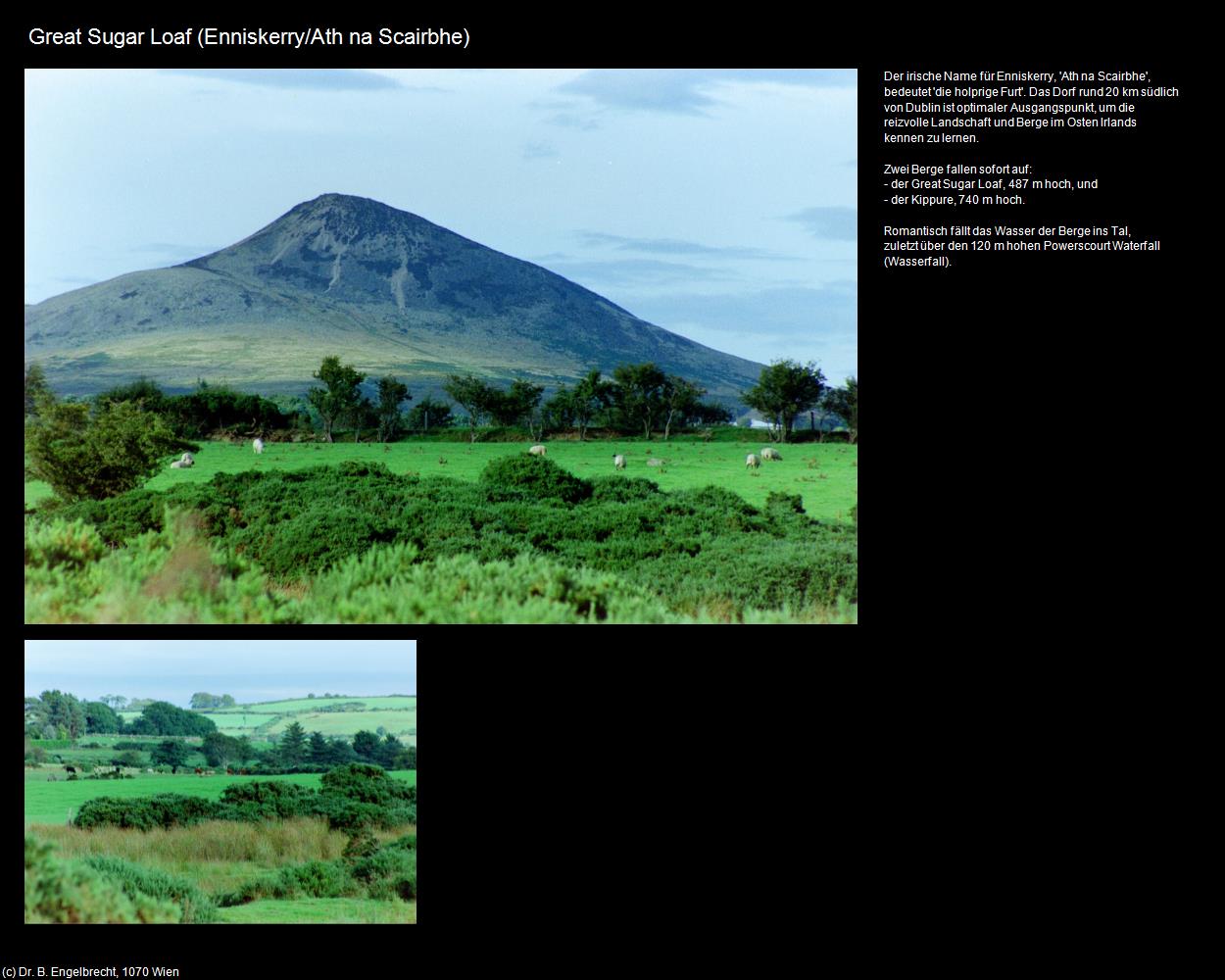 Great Sugar Loaf (Enniskerry/Ath na Scairbhe) in IRLAND-die grüne Insel