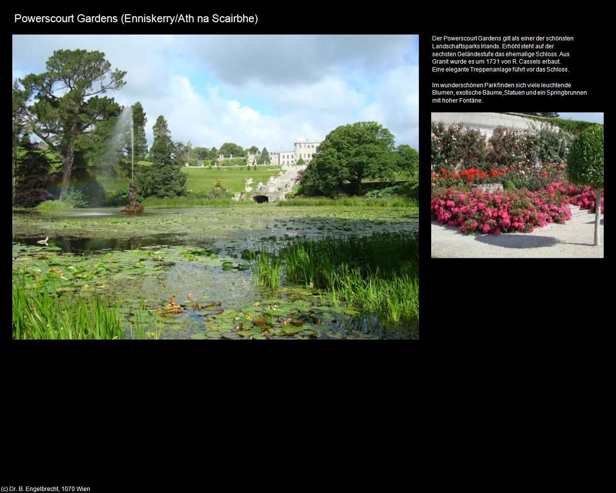 Powerscourt Gardens (Enniskerry/Ath na Scairbhe) in IRLAND-die grüne Insel