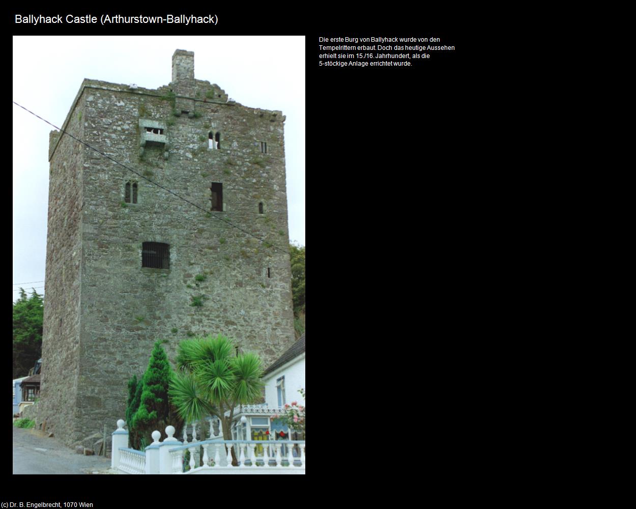 Ballyhack Castle (Ballyhack) (Arthurstown ) in IRLAND-die grüne Insel