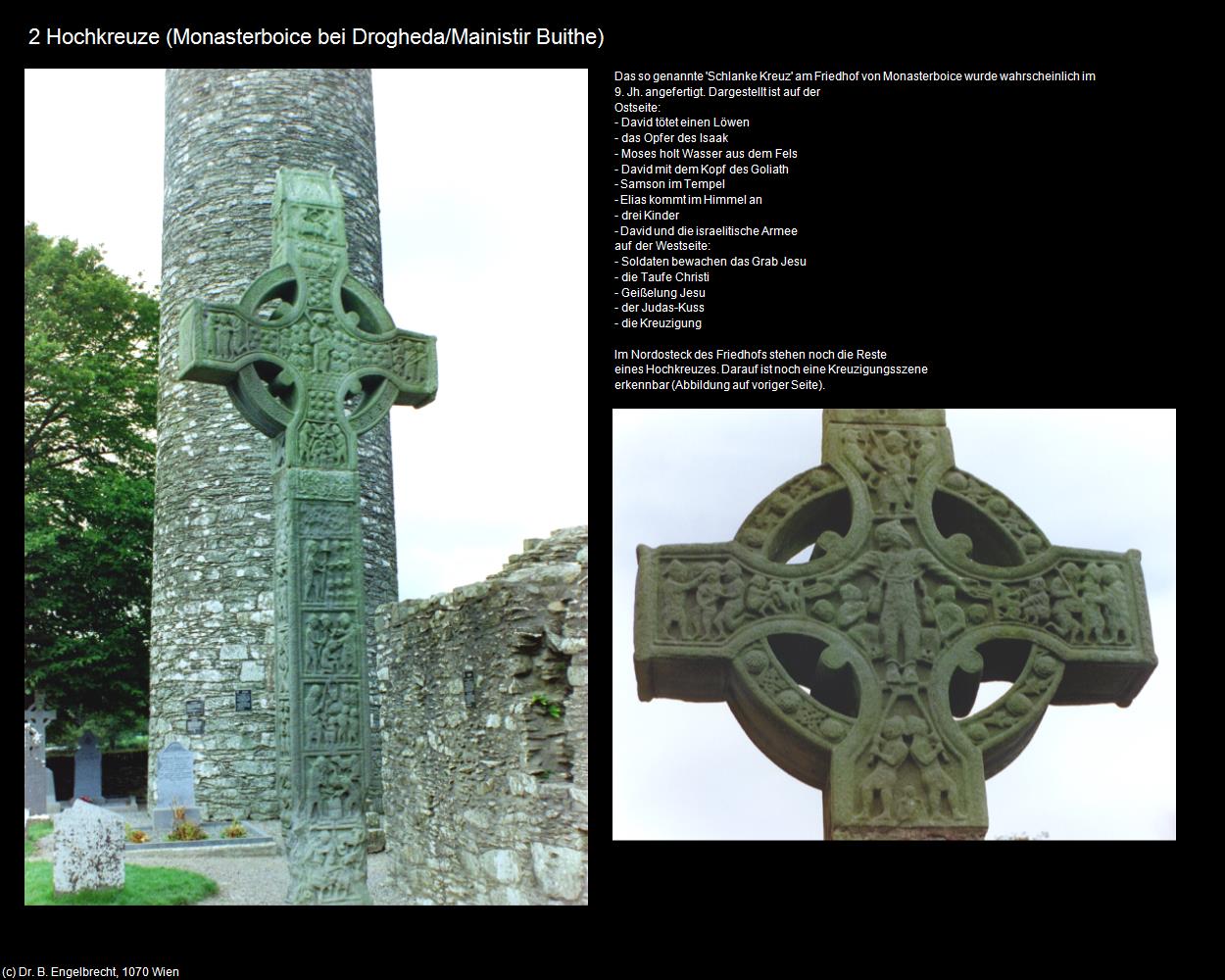 Zwei Hochkreuze (Monasterboice/Mainistir Buithe) in IRLAND-die grüne Insel