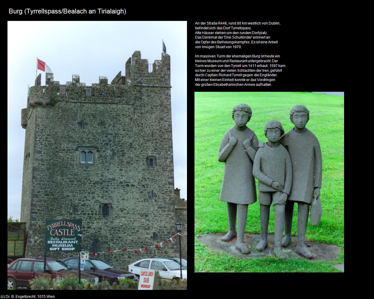 Burgturm (Tyrrellspass/Bealach an Tirialaigh) in IRLAND-die grüne Insel