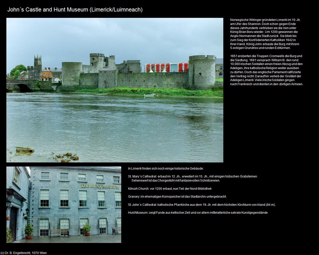 John‘s Castle-Hunt Museum (Limerick/Luimneach) in IRLAND-die grüne Insel