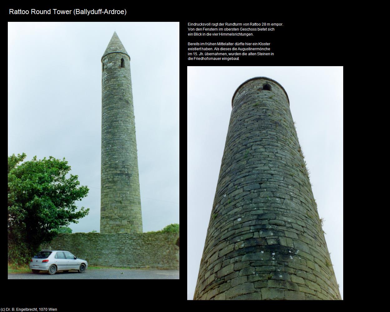 Rattoo Round Tower (Ardroe) (Ballyduff) in IRLAND-die grüne Insel