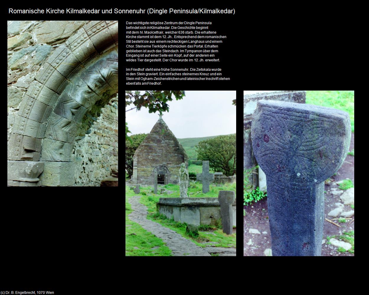 Kirchenruine Kilmalkedar (Dingle Peninsula) in IRLAND-die grüne Insel