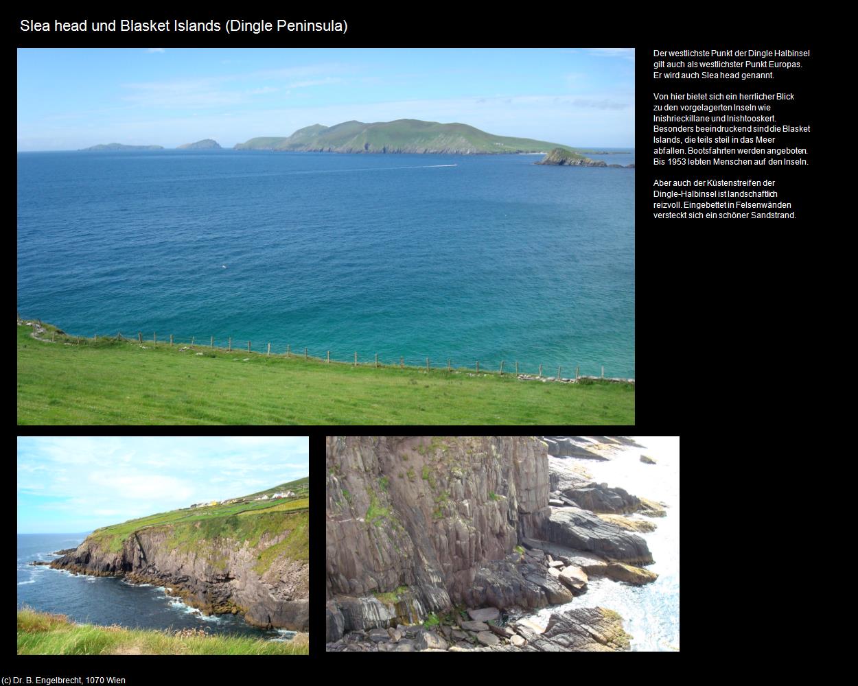 Slea head und Blasket Islands (Dingle Peninsula) in IRLAND-die grüne Insel