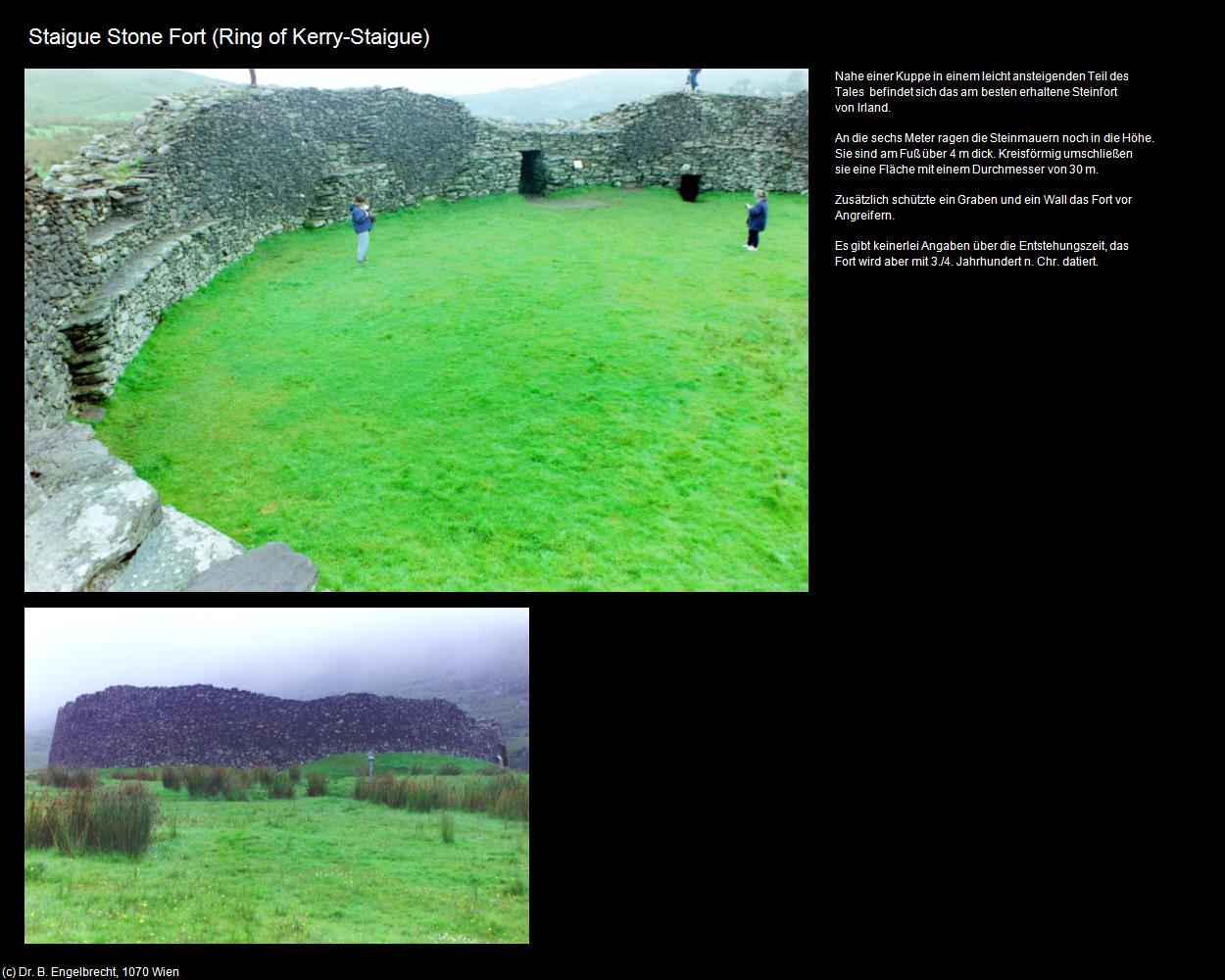 Staigue Stone Fort (Staigue) (Ring of Kerry) in IRLAND-die grüne Insel