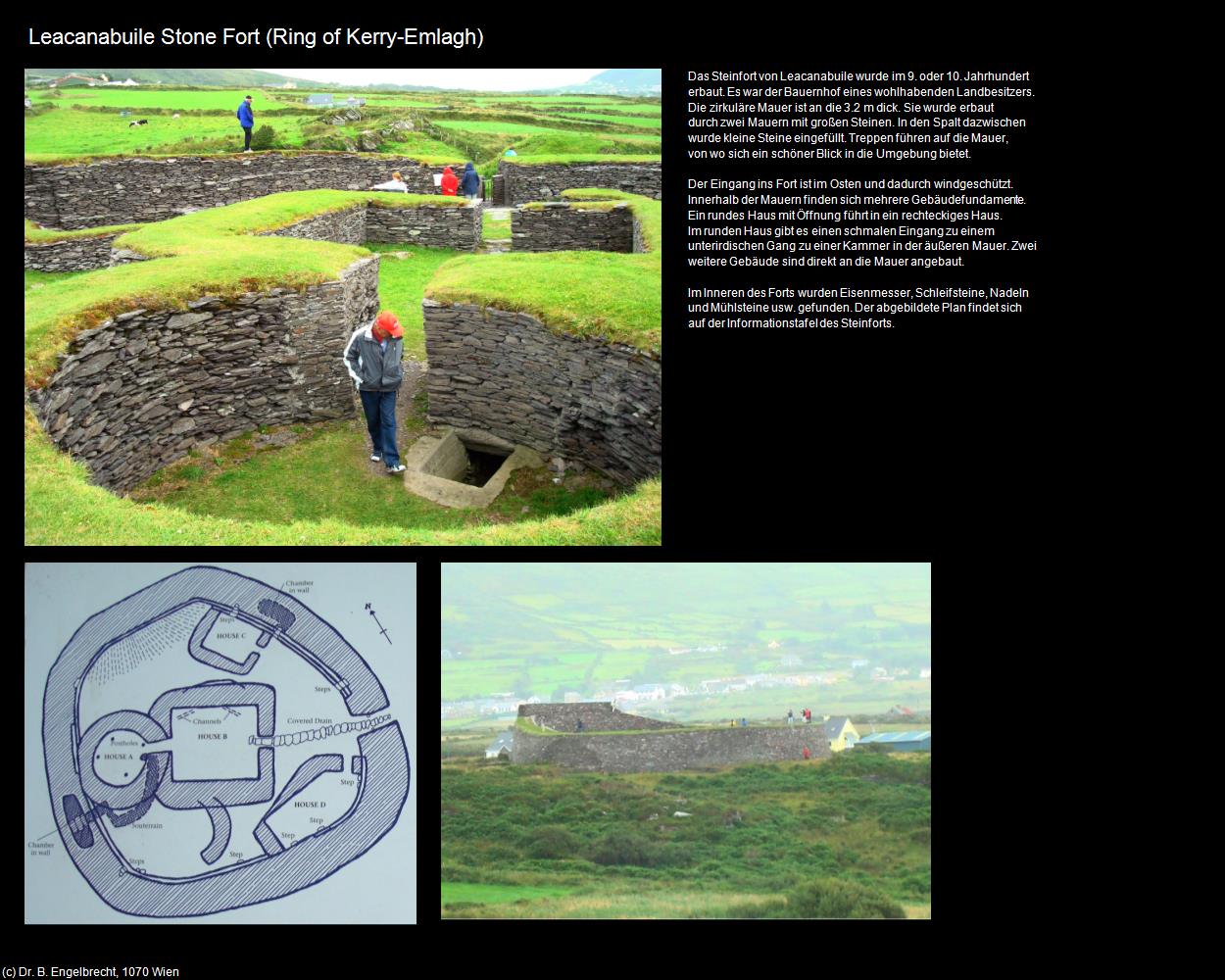 Leacanabuile Stone Fort (Emlagh) (Ring of Kerry) in IRLAND-die grüne Insel