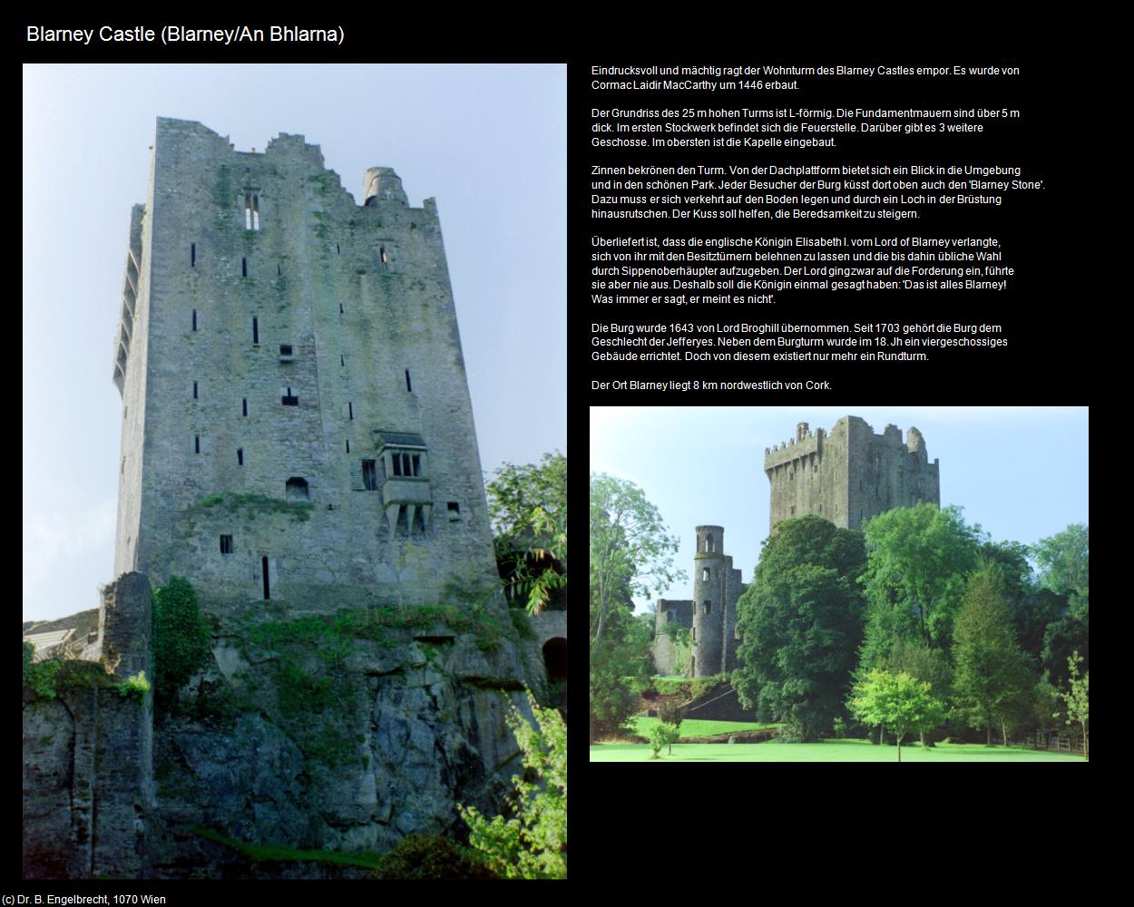 Blarney Castle (Blarney/An Bhlarn) in IRLAND-die grüne Insel