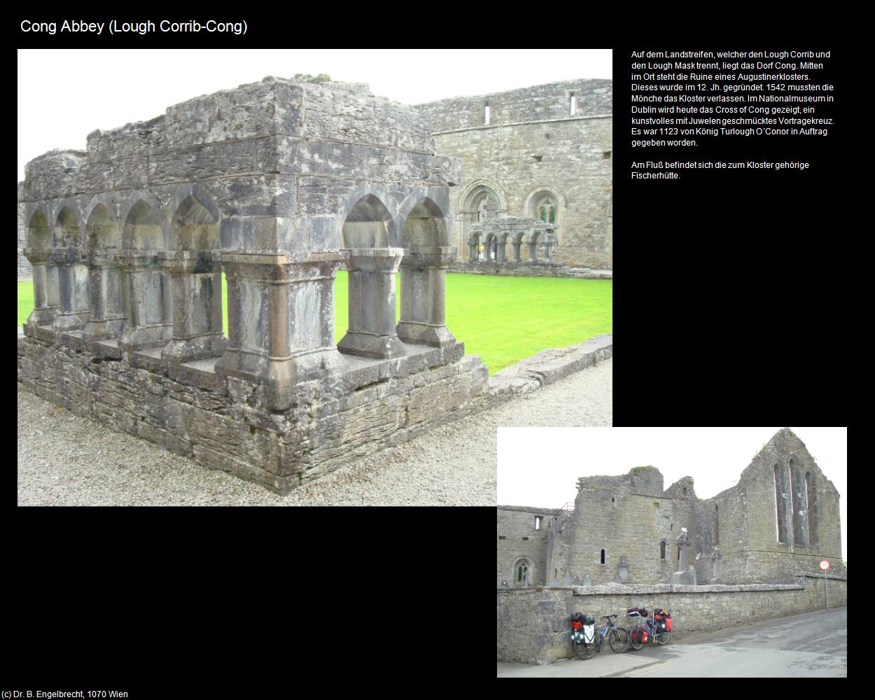 Cong Abbey  (Cong South bei Lough Corrib) in IRLAND-die grüne Insel