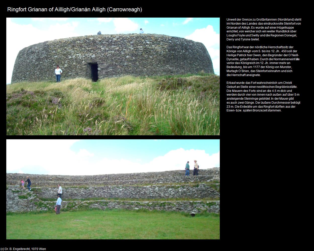 Steinfort Grianan of Ailligh (Carrowreagh) in IRLAND-die grüne Insel