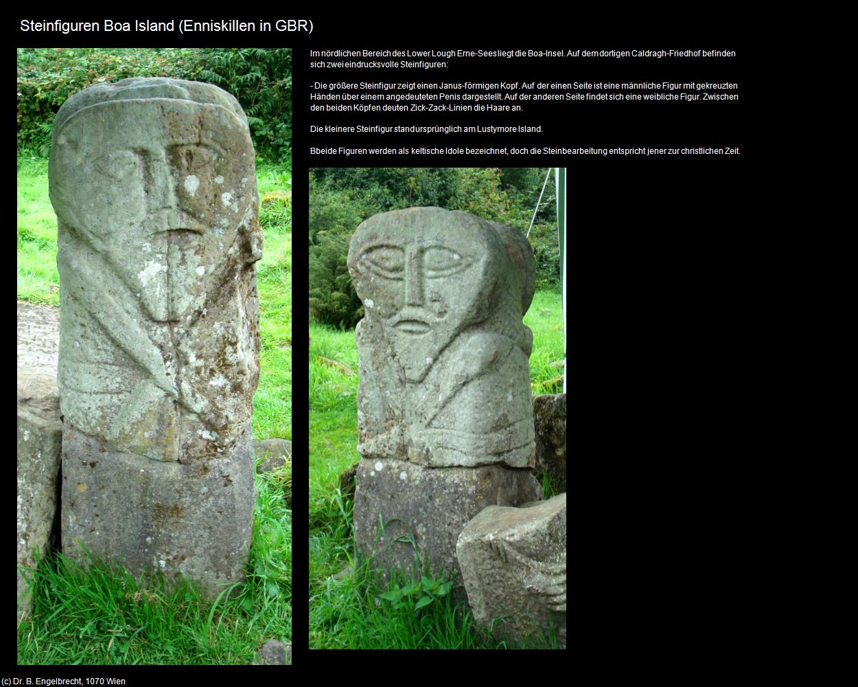 Steinfiguren Boa Island (Enniskillen (GBR)) in IRLAND-die grüne Insel