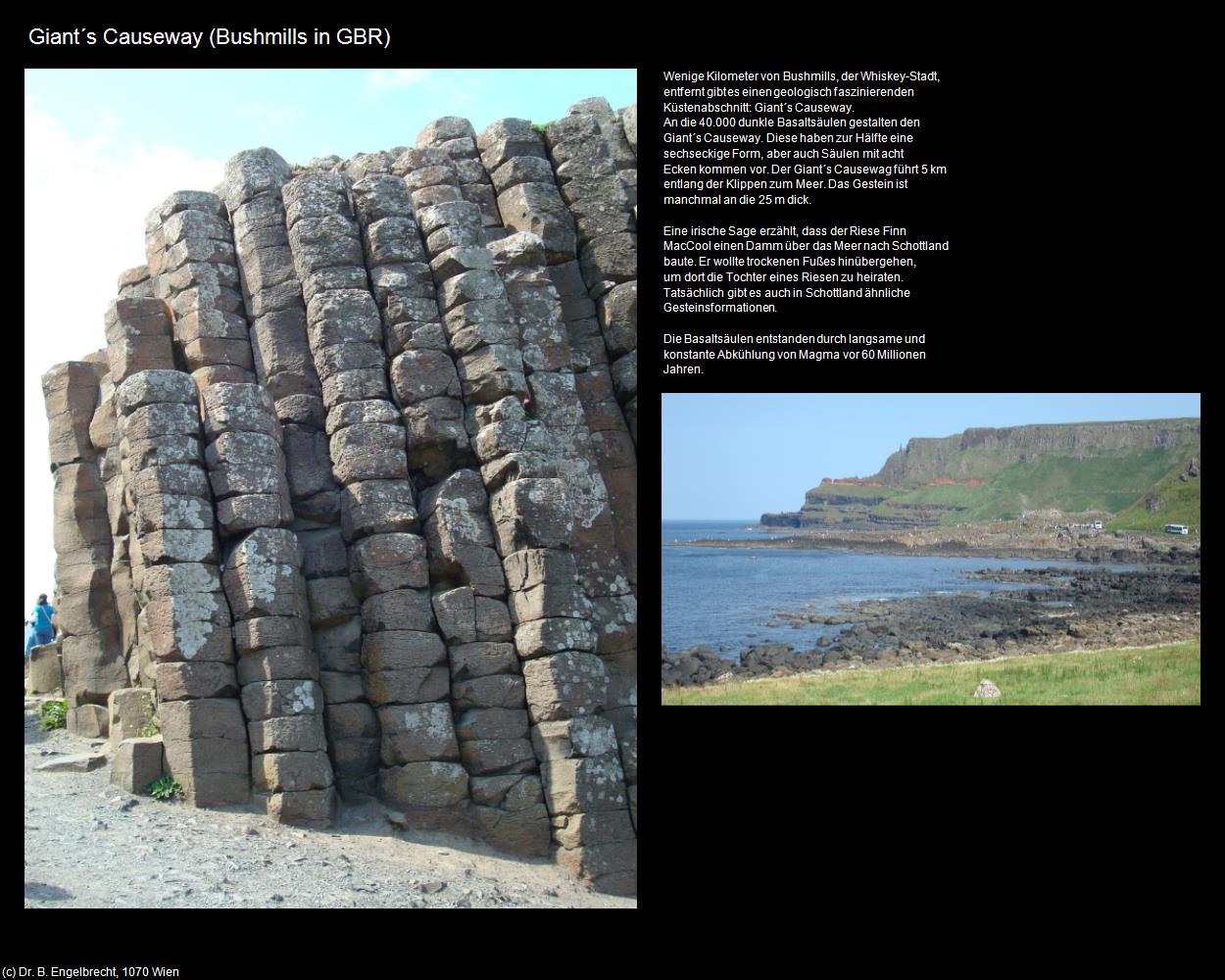 Giant‘s Causeway (Bushmills (GBR)) in IRLAND-die grüne Insel