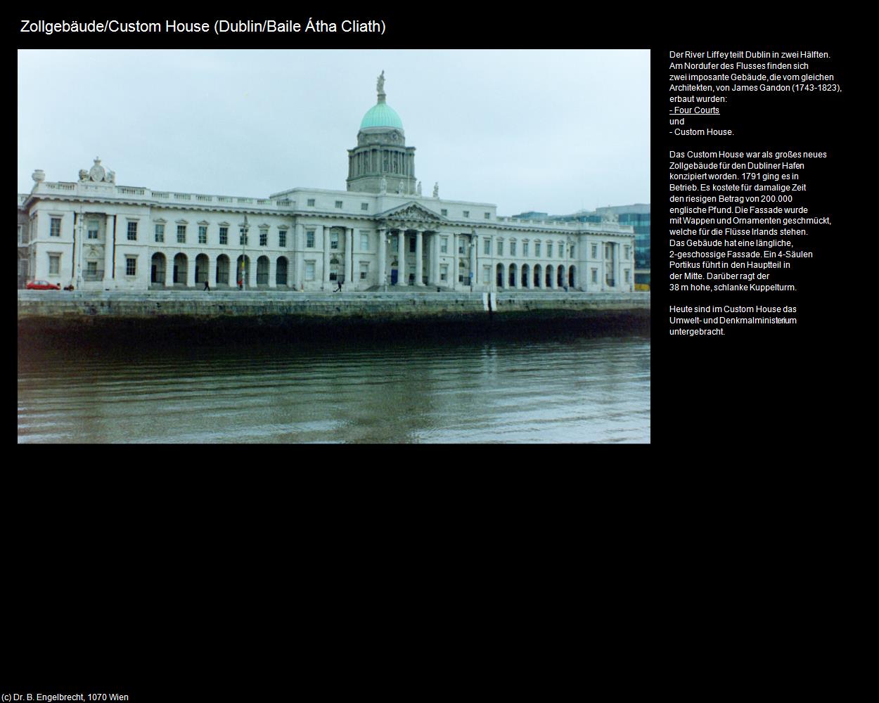 Zollgebäude/Custom House  (Dublin/Baile tha Cliath) in IRLAND-die grüne Insel(c)B.Engelbrecht