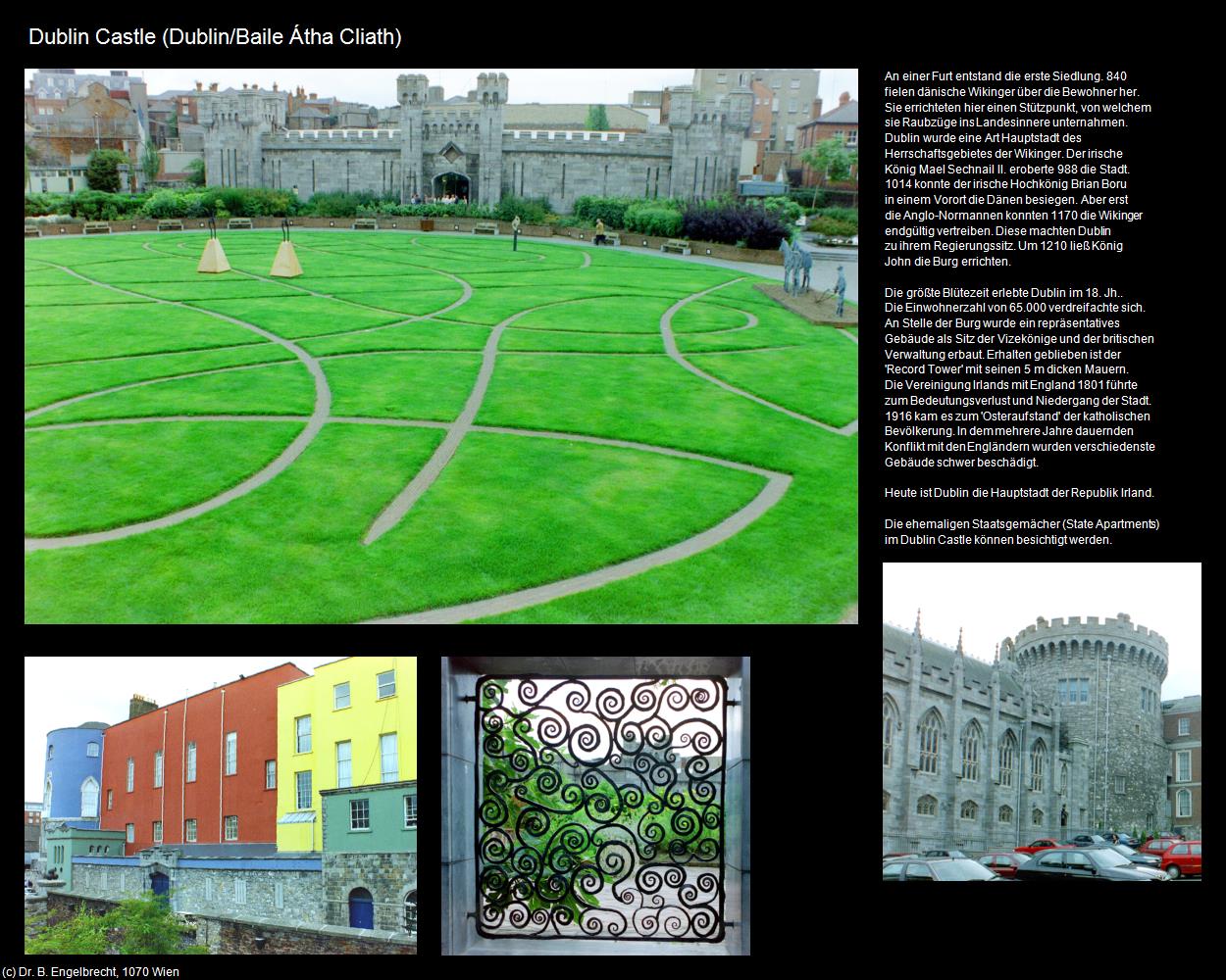 Dublin Castle  (Dublin/Baile tha Cliath) in IRLAND-die grüne Insel