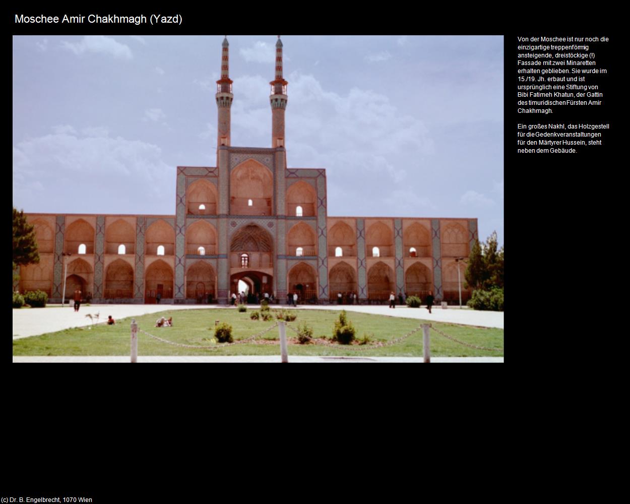 Moschee Amir Chakhmagh (Yazd) in Iran