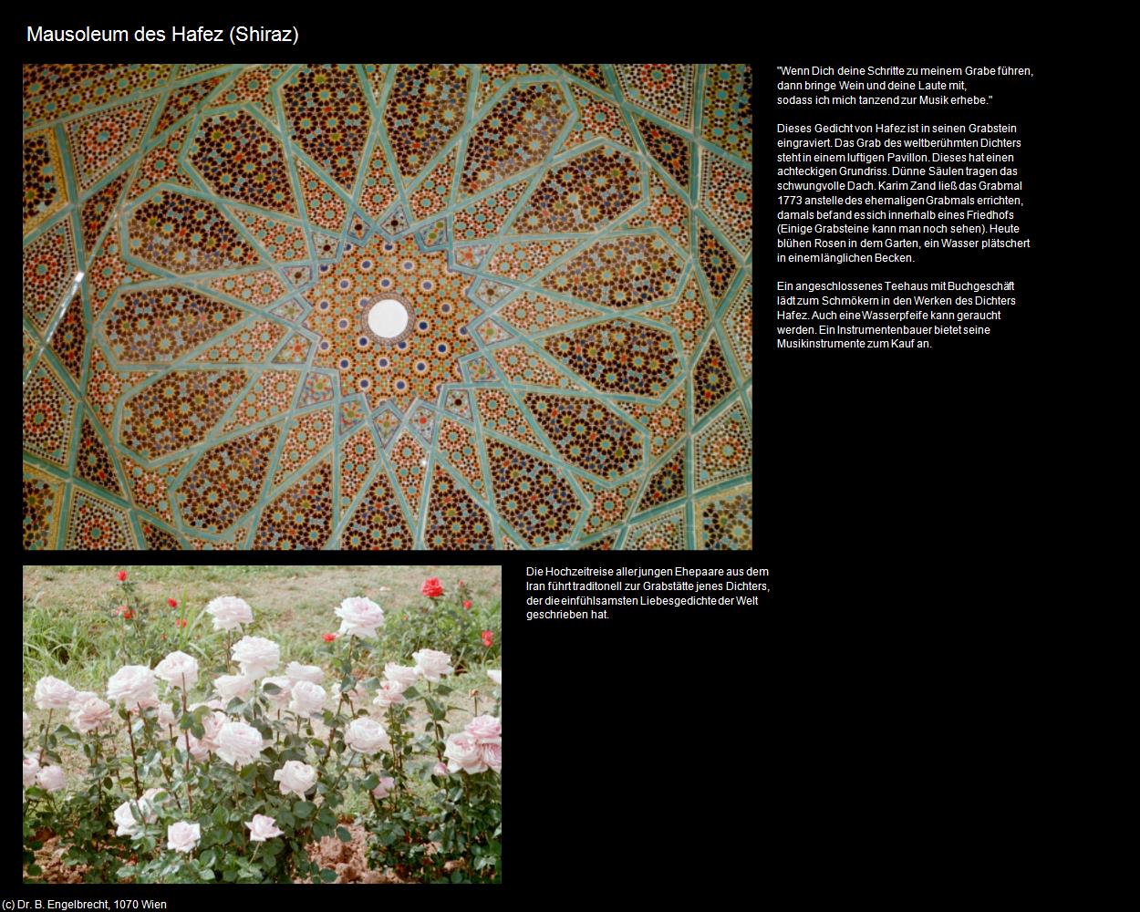 Mausoleum des Hafez (Shiraz) in Iran