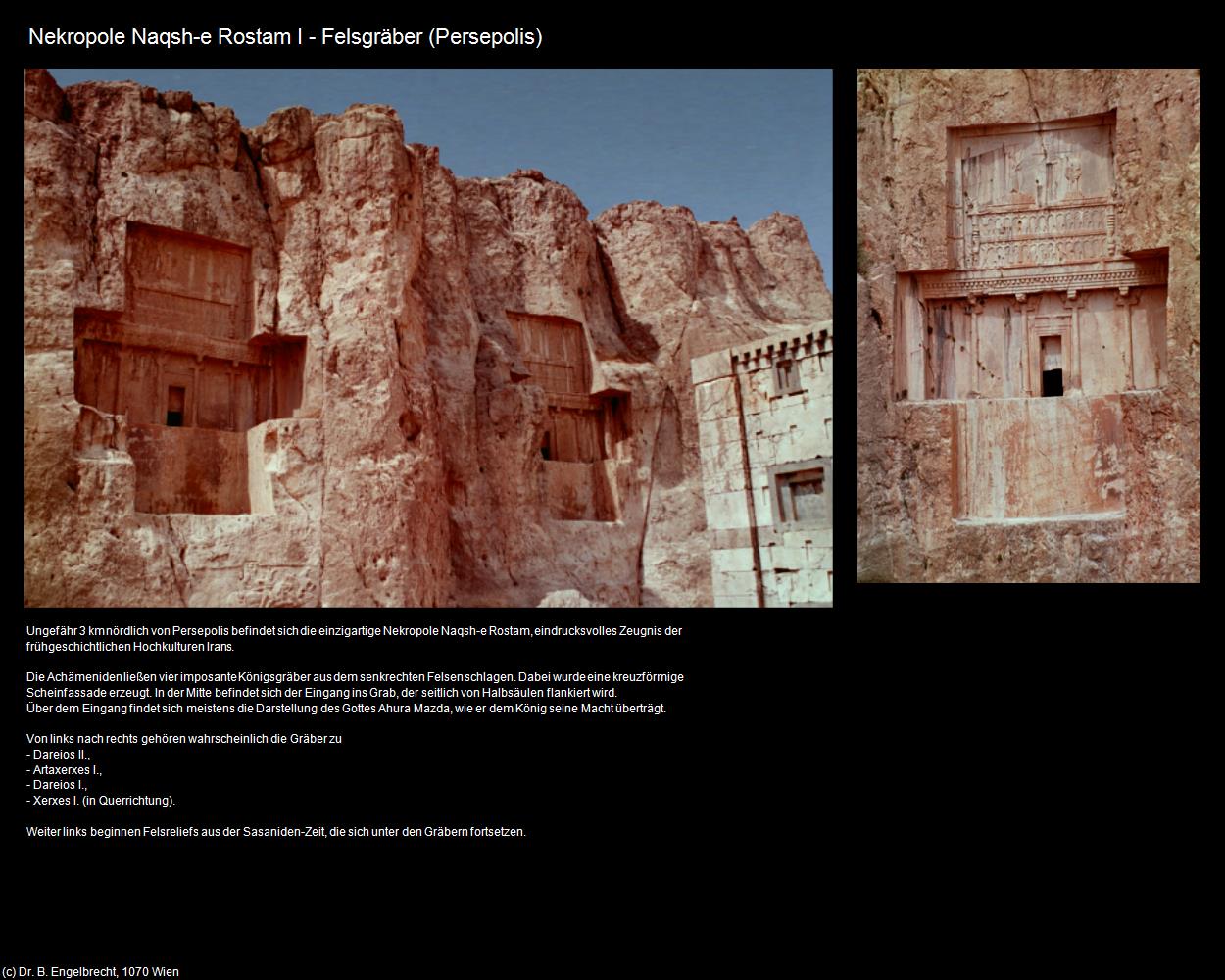 Nekropole Naqsh-e Rostam I (Persepolis) in Iran