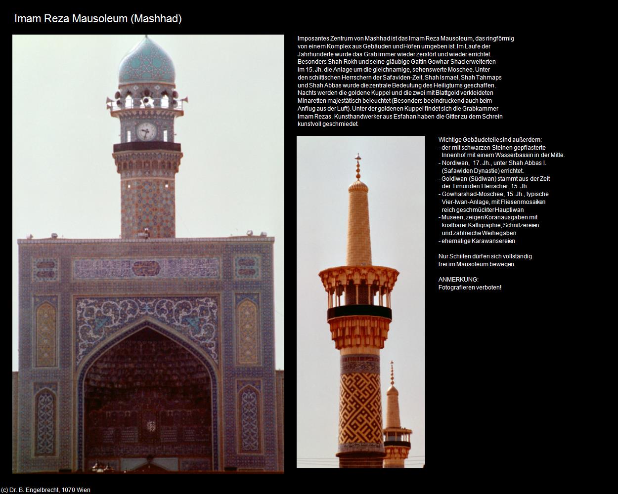 Imam Reza Mausoleum (Mashhad) in Iran