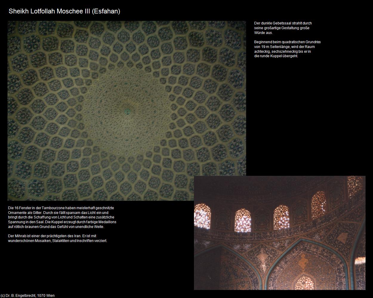 Sheikh Lotfollah Moschee III (Esfahan) in Iran