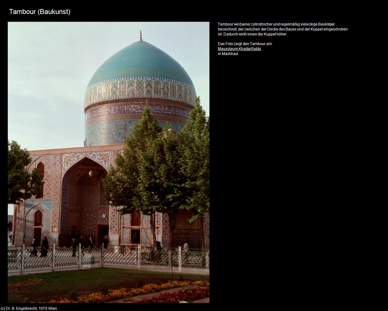 Tambour (IRAN-Baukunst) in Iran(c)B.Engelbrecht