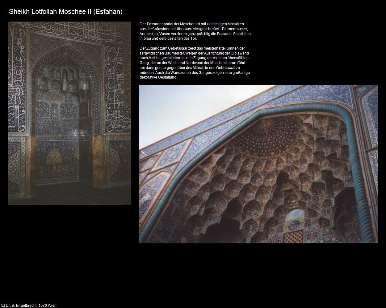 Sheikh Lotfollah Moschee II (Esfahan) in Iran