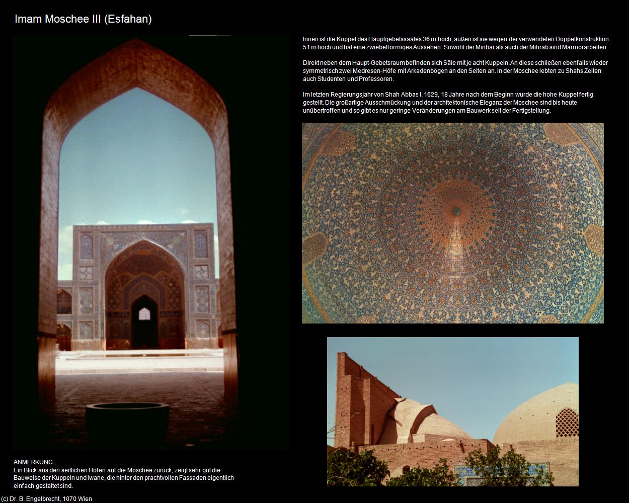 Imam Moschee III (Esfahan) in Iran
